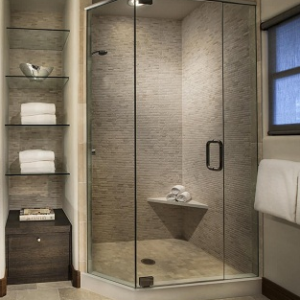 Phòng Tắm Kính Thẳng Góc