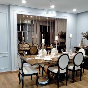 Kính thủy trang trí phòng khách đẹp